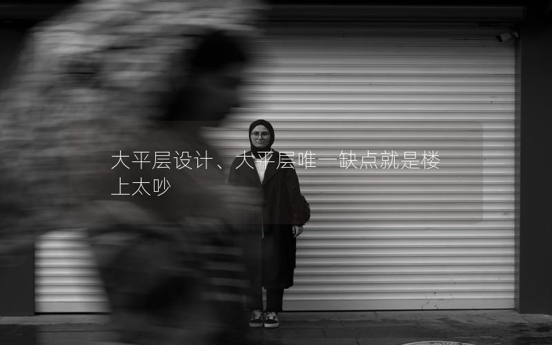 大平層設計、大平層唯一缺點就是樓上太吵